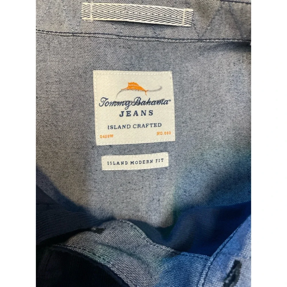 Tommy‎ Bahama Jeans Button Down Shirt  Mens XL Long Sleeve Casual